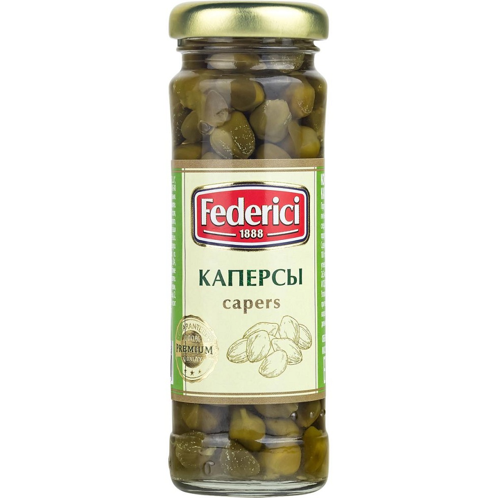 Каперсы Federici 100г ст б - интернет-магазин Близнецы