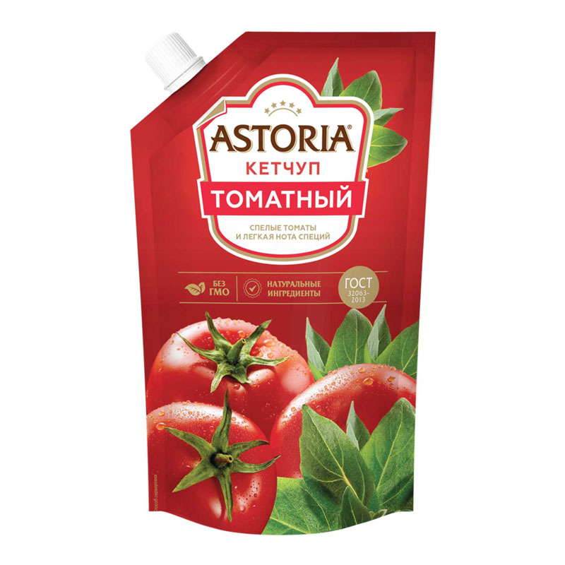Кетчуп Астория томатный 330г - интернет-магазин Близнецы