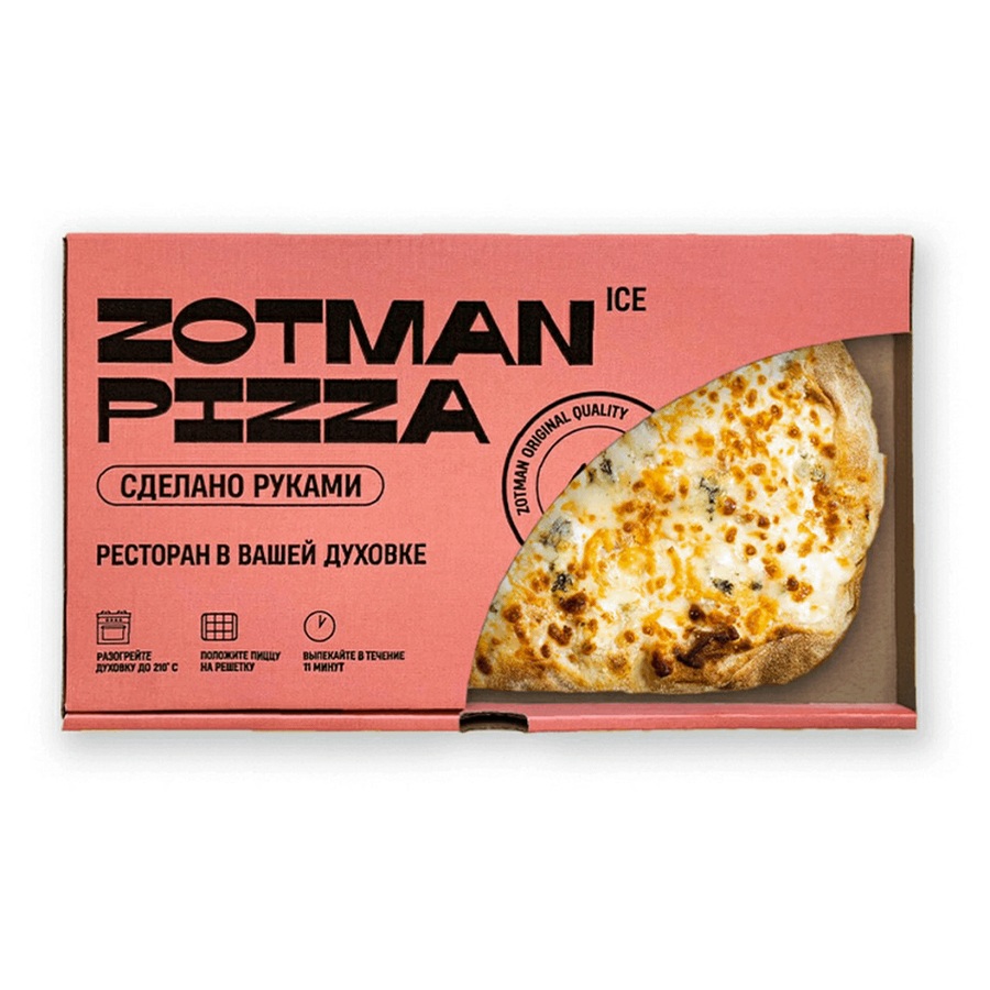 Пицца Zotman Четыре сыра СтильЭкспо 290г  - интернет-магазин Близнецы