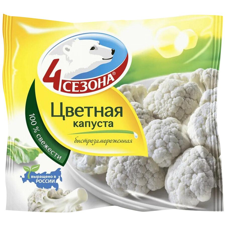 Морож. овощи Цветн капус  4 Сезона  упак 400г - интернет-магазин Близнецы