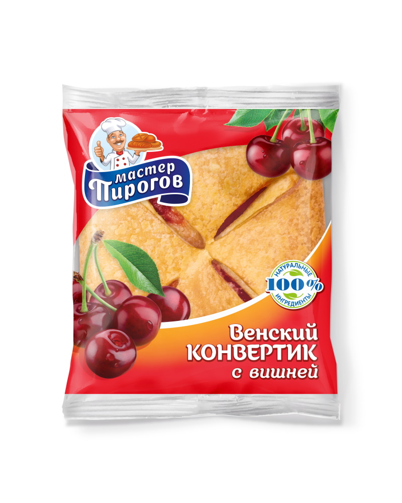 Конвертик Венский с вишней  Коломенск  70г - интернет-магазин Близнецы