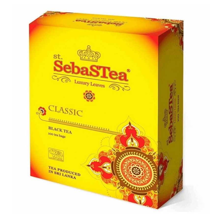 Чай SebasTea CLASSIC черный байхов мелколист 200г(100*2г) пак - интернет-магазин Близнецы