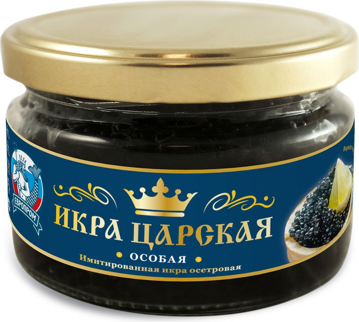Икра Царская имитат осетр  Европр  ст б 220г - интернет-магазин Близнецы