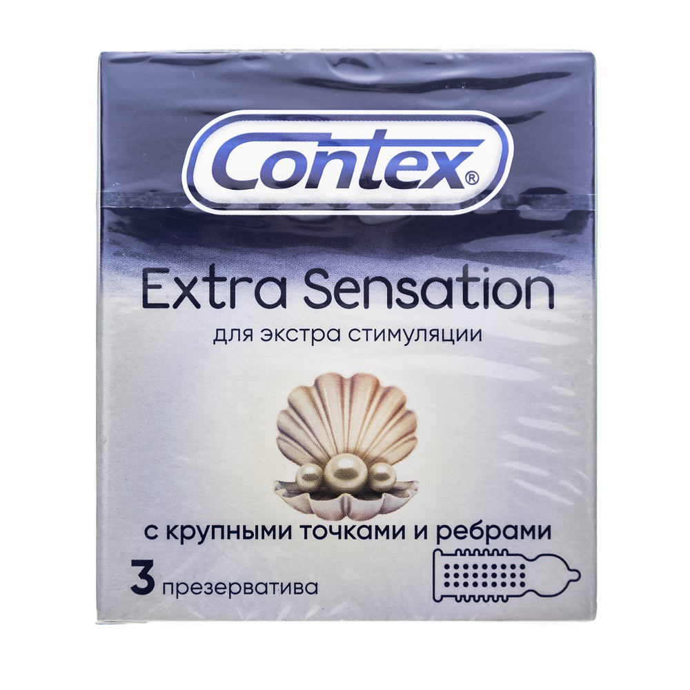 Презерватив Contex Extra Sensation уп  - интернет-магазин Близнецы
