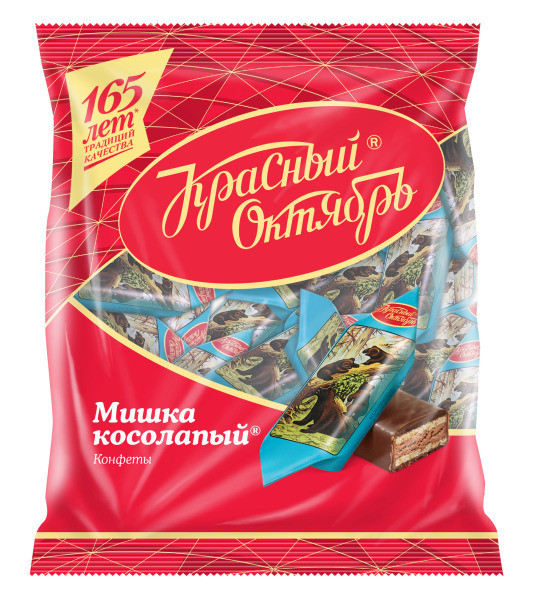 Конфеты Мишка косолапый  Красный Октябрь  200г - интернет-магазин Близнецы