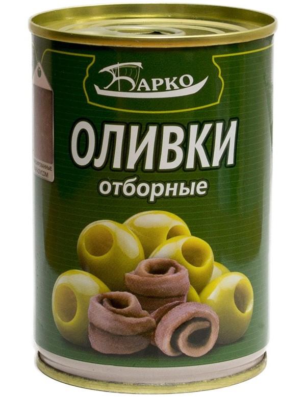 Оливки Барко фарш анчоусом 280г - интернет-магазин Близнецы