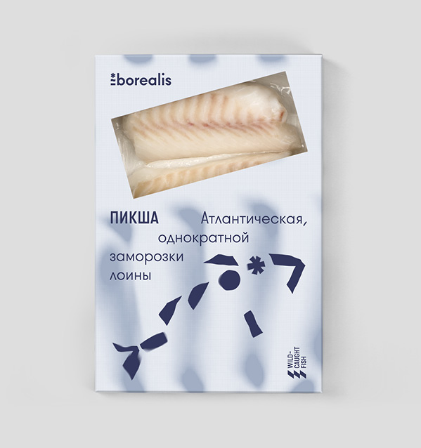 Пикша филе спинка б к с м  Borealis  Маркет 400г - интернет-магазин Близнецы