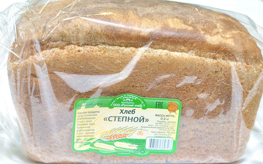 Хлеб Степной  Рус.Хлеб  600г        _хлQR - интернет-магазин Близнецы