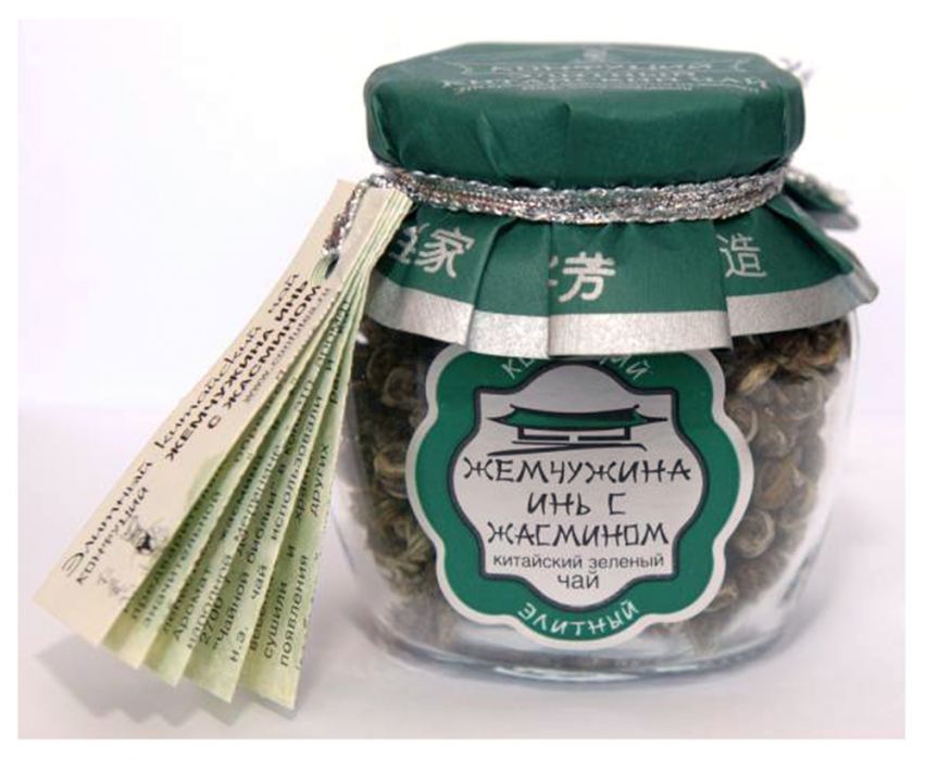 Чай Конфуц Жемч Инь  китай зелен с жасм 70г - интернет-магазин Близнецы