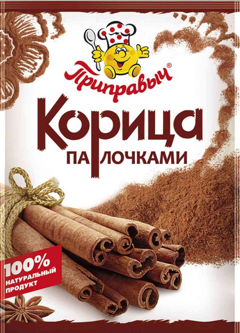 пр Приправа Приправыч Корица строганая (палочки) шт 15г - интернет-магазин Близнецы