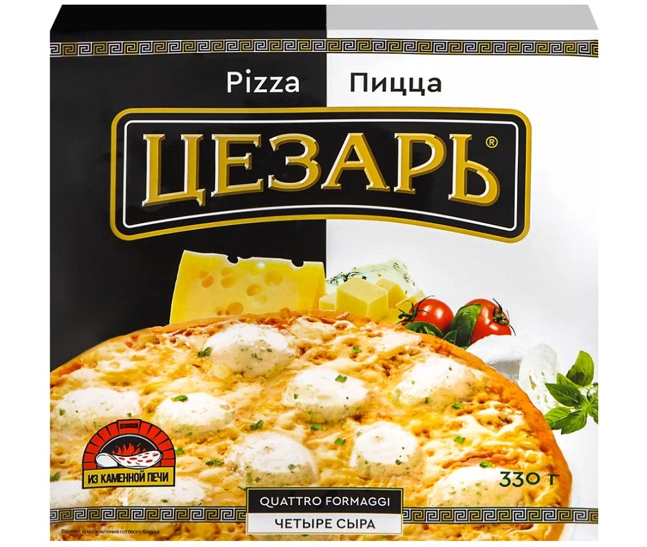 Пицца Цезарь Четыре сыра  Морозко 330г  - интернет-магазин Близнецы