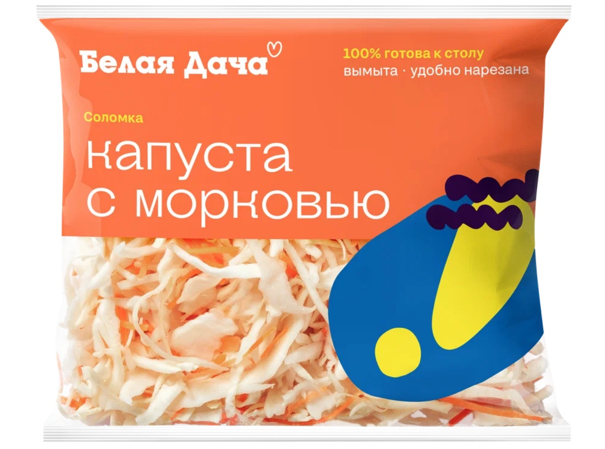 "Белокочанная капуста и морковь"  Белая Дача   200 г шт - интернет-магазин Близнецы