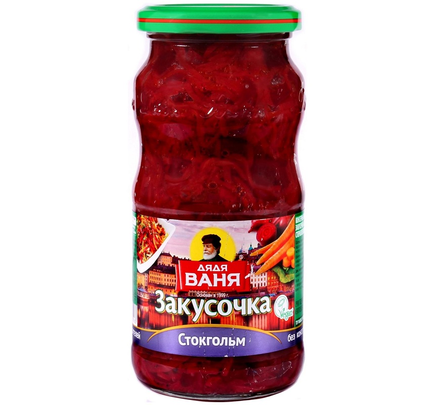 Закусочка Стокгольм  Дядя Ваня  бан 460г - интернет-магазин Близнецы