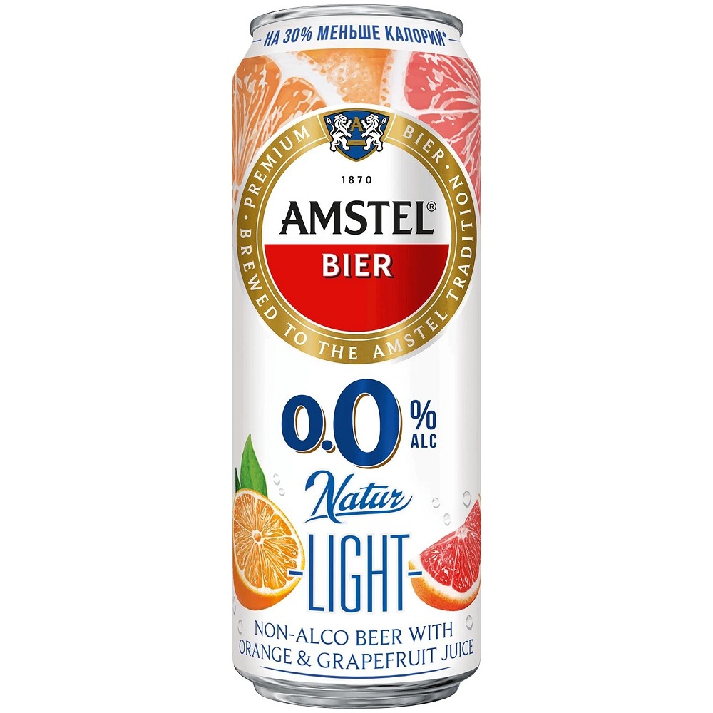 Пивной напиток Амстел апел-грейпфрут б а 0.43 л ж б - интернет-магазин Близнецы