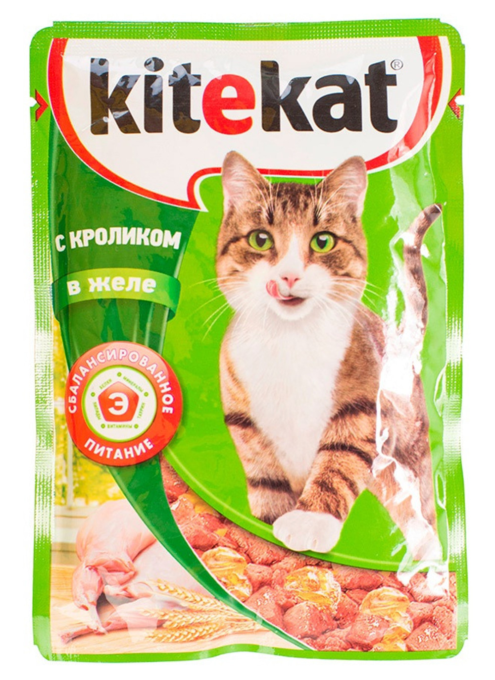 Корм Китекат для кошек в желе с кроликом 85г  пауч  - интернет-магазин Близнецы