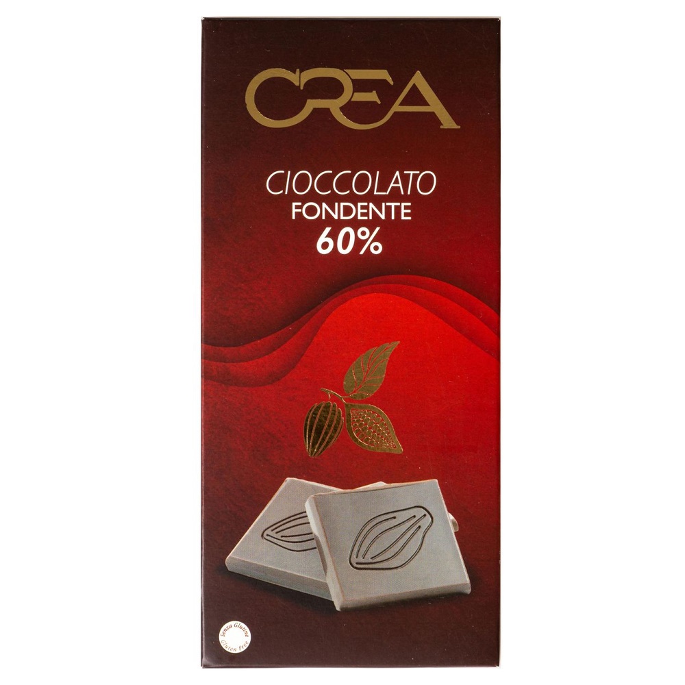 Шоколад CREA CLASSIC LINE горький 60% какао  Италия   100г шт - интернет-магазин Близнецы
