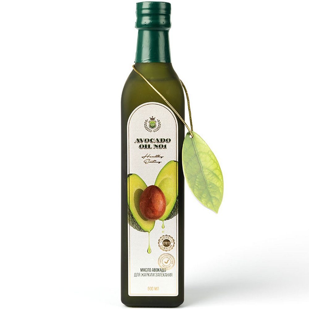 Масло Авокадо раф Avocado oil №1  Испания  бут 0.5л - интернет-магазин Близнецы