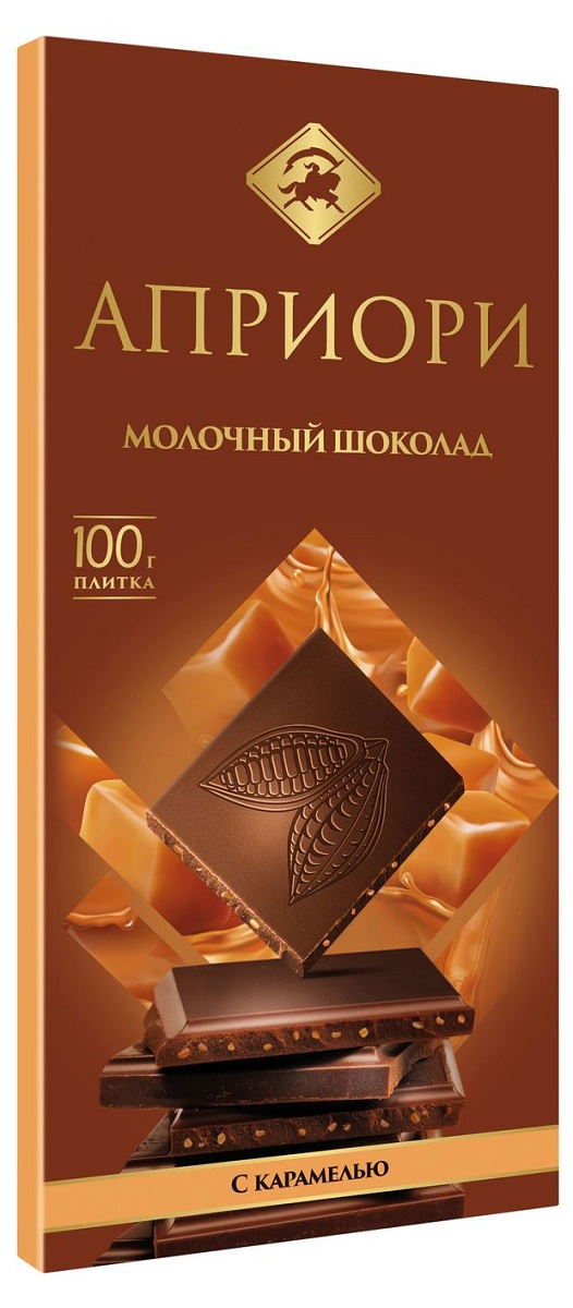 Шоколад ВК молочный Соленая карамель  Априори   - интернет-магазин Близнецы