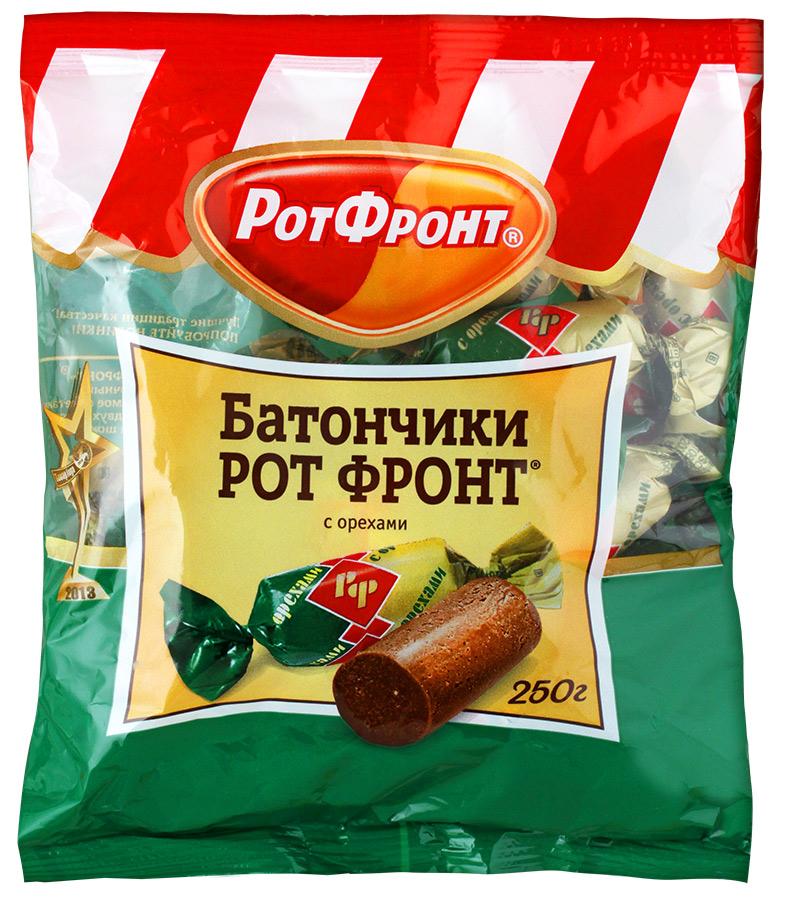 Продукция рот фронт. Батончики рот фронт 250г. Конфеты батончик рот-фронт с орехами 250г. Конф вес батончики рот фронт. Конфеты батончик рот фронт 250.