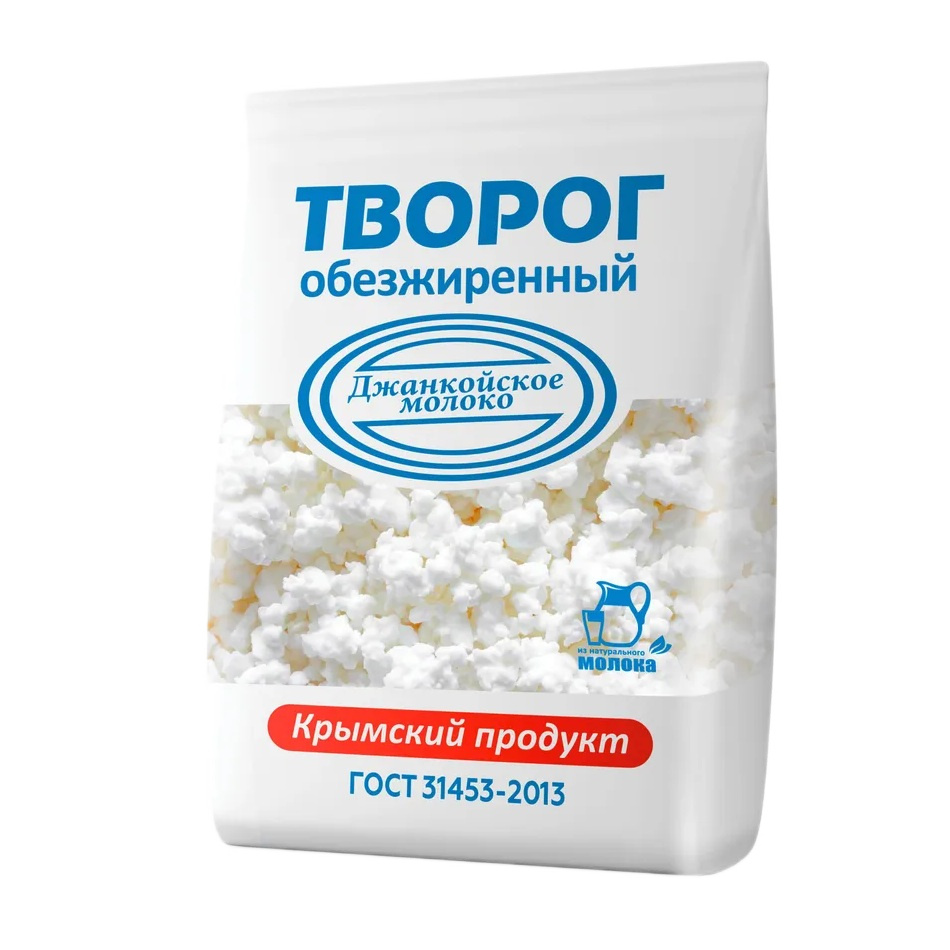 Творог обезжиренный  Джанкой  450г шт - интернет-магазин Близнецы