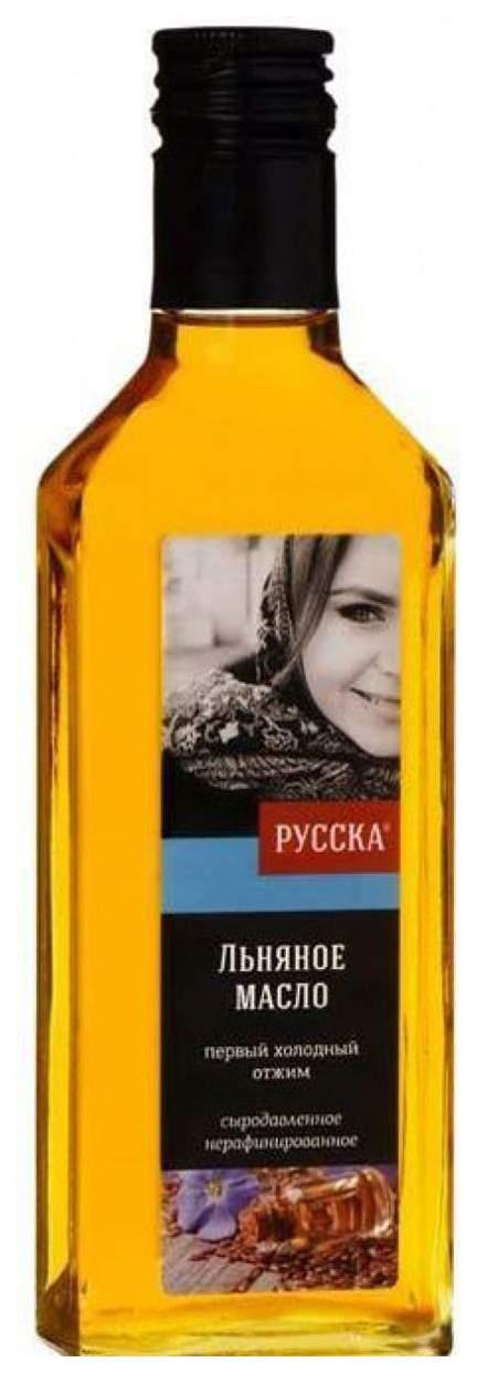 Масло льняное Русска бут 0.25л - интернет-магазин Близнецы
