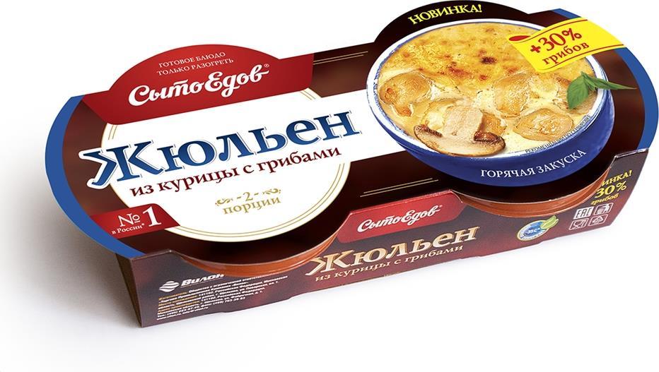 Жюльен из курицы с грибами  Сытоедов  250г шт - интернет-магазин Близнецы