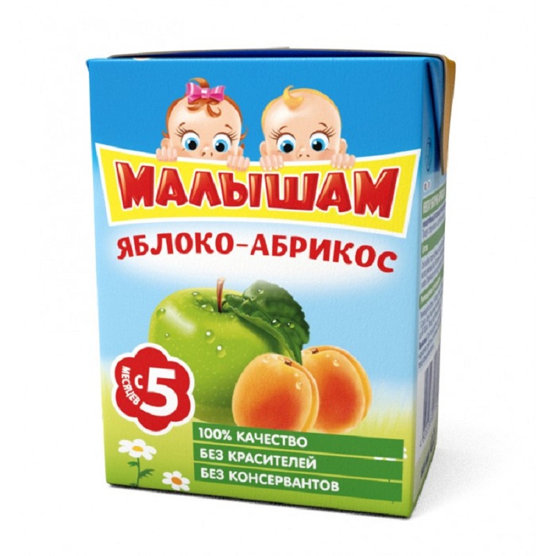 Д.п Нектар Малышам Яблоко-персик 200мл шт - интернет-магазин Близнецы