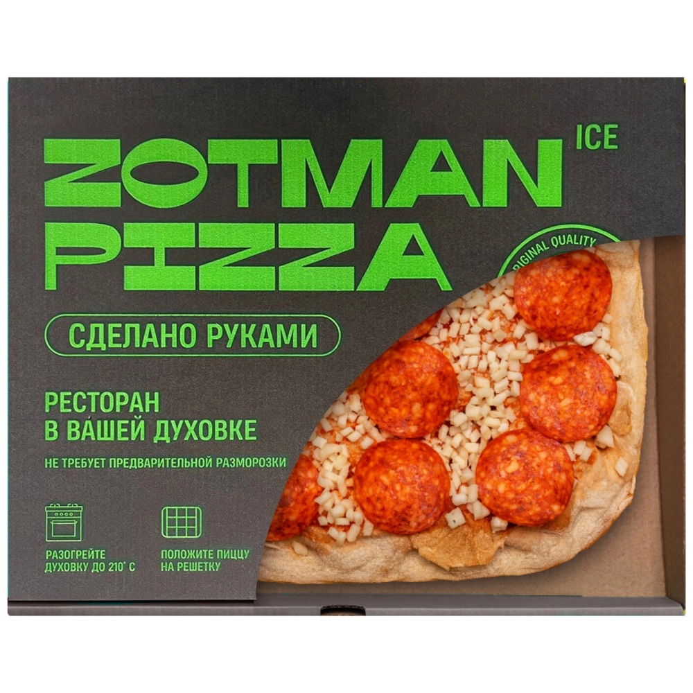 Пицца Zotman Трюфель Пепперони ICE  Атон  325гр  - интернет-магазин Близнецы