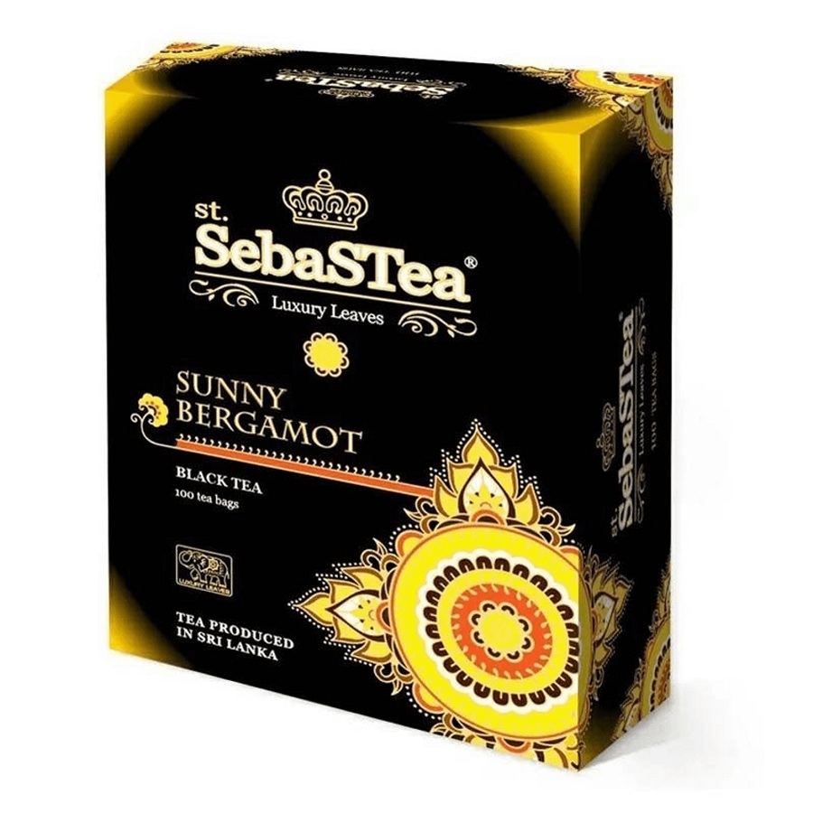 Чай SebasTe SUNNY BERGAMOT черн байхов мелколист 150г(100*1,5г) пак - интернет-магазин Близнецы