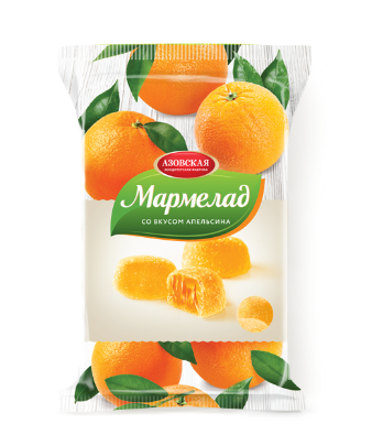 Мармелад желейный Апельсин  Азовская КФ  300г - интернет-магазин Близнецы