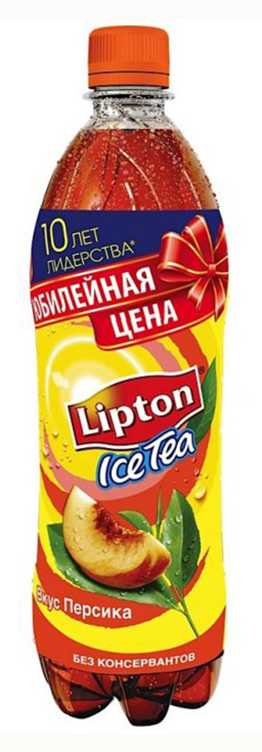 Напиток Липтон персик ''1.0'' л бут  - интернет-магазин Близнецы