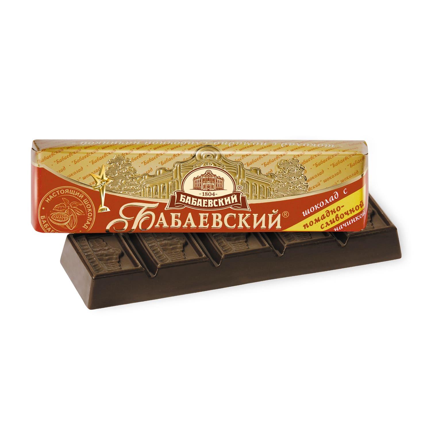 Шоколад Бабаевский с помад-сливоч 50г - интернет-магазин Близнецы