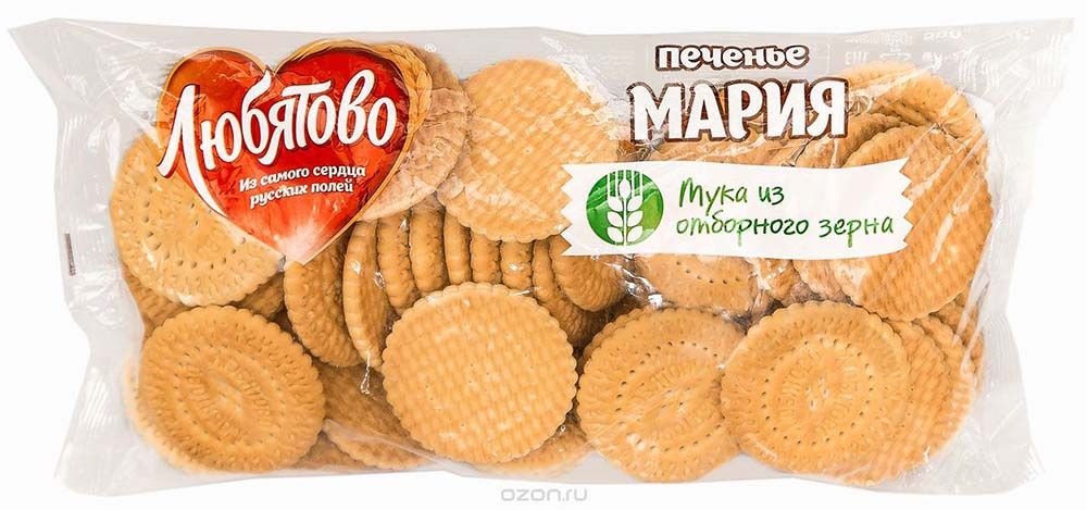 Печенье Мария  Любятово  500г - интернет-магазин Близнецы
