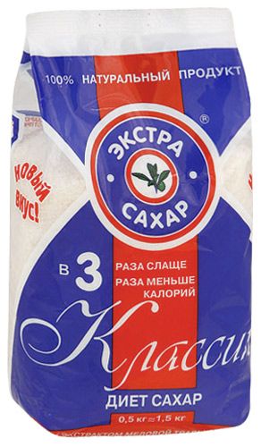 Сахар песок Экстра Классик со стевией 500г - интернет-магазин Близнецы