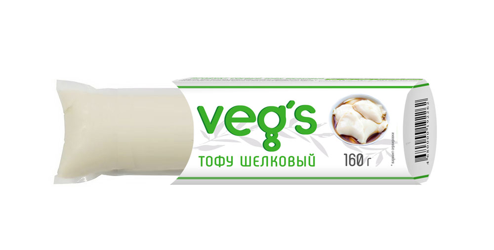 Продукт соевый Тофу шелковый Veg's 160г  - интернет-магазин Близнецы