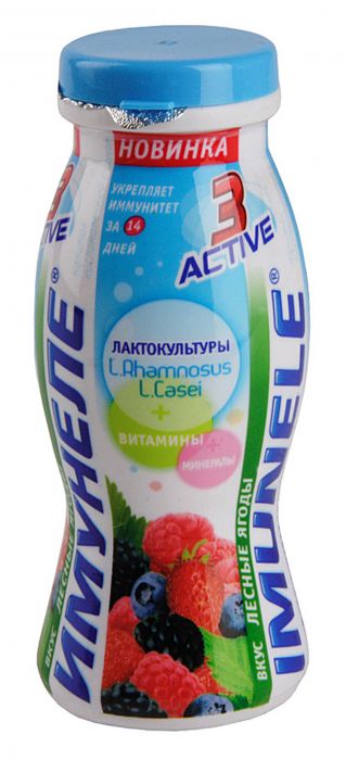 Напиток Имунеле Нео 1.2% черника  Лианозово  95мл бут - интернет-магазин Близнецы